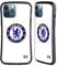 Head Case Designs Officially Licensed Chelsea Football Club Plain White Crest Hybrid Case Compatible With Apple iPhone 13 Pro Max