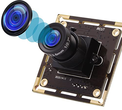 G 0.01lux USB Kameramodul 1.3mp Webcam modul Weitwinkel HD geringe Beleuchtung Webkamera,960P 3.6mm Objektiv USB Kamera,iEingebettet Kamera platinen Windows Mac Raspberry Pi Web Cammodule