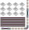 SEZO LED Streifen Verbinder Kit LED Eckverbinder 12PCS SMD 4PIN 10mm Transparenter Ungeverdrahteter Lückenloser Lötfreier Board to Wire Connectors + 6PCS 15cm langer 22AWG Verlängerungsdraht