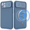Hitaoyou iPhone 13 Case Magsafe,Phone Case iPhone 13 Camera Protection Case [Support Magsafe Charger] with Slide Lens Cover,Slim Magnetic Case for iPhone 13 6.1 Blue