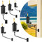 FAN-Torches Wandmontierte Citronella-Fackeln 6er Set, 16oz Gartenfackeln für Außen, nachfüllbare Flammenlichtfackel, Outdoor Metallfackel für Hof, Terrasse, Deck, Garten, Party, Landschaft