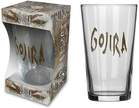 Gojira Fortitude Indifférent Verre à bière transparent Verre