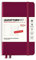 LEUCHTTURM1917 367736 Wochenkalender & Notizbuch Pocket (A6) 2024, mit Extraheft für Adressen und Jahrestage, Port Red, Deutsch, 12 Monate
