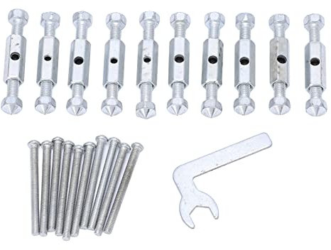 Dispositivo de reparación de cassette, tornillos de casete, barra de soporte de pared, caja eléctrica, herramienta de tornillo 118 para interruptor de luz, enchufe de conexión, varilla de soporte de