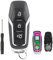 433Mhz ID49 Chip Car Key Fob For Ford Mondeo Edge S-Max Galaxy Key FFCC ID:DS7T-15K601-D