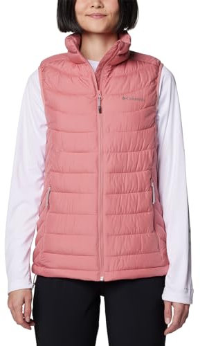 Columbia Gilet Powder Lite 2 Doudoune sans Manches, Agave Rose, M Femme