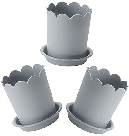 SUPVOX 3 Juegos Maceta Vivero Flexible Recipiente para Plantar Suculentas Jardineras De Plastico Suministro De Jardín Pequeño Recipiente De Plástico El Plastico De Múltiples Fines Envase
