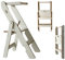 Lernturm Klappbar aus Holz, Lernturm faltbar, Küchenturm aus Holz, Klappbarer Küchenhelfer, Lerntower Montessori, Kleiner Lehrturm (Weiss)