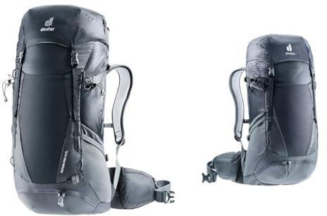 deuter Futura Pro 42 EL - Extra Large Wanderrucksack & Futura Pro 36 Wanderrucksack, Black-graphite