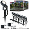 Paulmann 5217 Set Plug & Shine LED Gartenstrahler Sting 6er-Set IP67 rund 52mm 3000K 6x6,4W 6x270lm 230/24V Anthrazit Aluminium