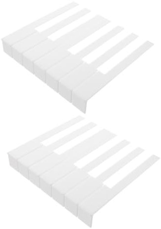 ifundom 52pièces Piano Keytops Accessoires De Remplacement pour Réparer Et Embellir Les Touches De Piano pour Musiciens Et Débutants