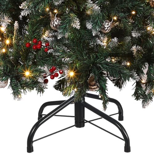 Cabilock Zusammenklappbarer Weihnachtsbaumständer Aus Metall: Ersatz-Weihnachtsbaumständerbasis Universeller Zusammenklappbarer Weihnachtsbaumständer Für Künstliche Weihnachtsbäume