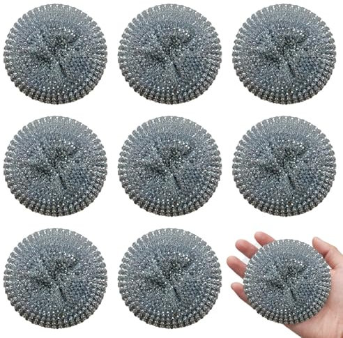 8 Pcs Kettle Descaler Balls, Limescale Remover Kettle, Kettle Cleaner Prevents Limescale Build-Up, Reusable Scourers Kettle Limescale Ball Clean Balls for Kettle Tablets Remove Limescale