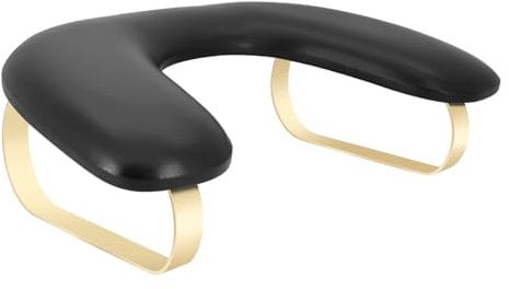 Nail Arm Rest for Nails Tech,U-shaped Arm Rest for Nails,Soft Microfiber Leather Manicure Hand Rest Pillow,Non-slip Nail Arm Rest Stand Hand Holder for Nail Art Salon Technician(Black G)
