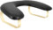 Nail Arm Rest for Nails Tech,U-shaped Arm Rest for Nails,Soft Microfiber Leather Manicure Hand Rest Pillow,Non-slip Nail Arm Rest Stand Hand Holder for Nail Art Salon Technician(Black G)