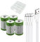 USB CR2 Lithium Ionen Aufladbare Akku, 3.7V 300mAh wiederaufladbarer batterien RCR2 CR15H270 15270 Akku, 1.5H Schnellladung, 1200 Zyklen mit Typ C Anschlusskabel, konstanter Ausgang, Pack of 4