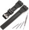 Cinturino di ricambio in resina compatibile con Casio G-Squad GBD-800 GBD800UC GBA-800 nero cinturino di ricambio (nero)