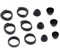 6 Almohadilla + 6 Ganchos para Orejas | Repuesto Almohadilla Puntas Silicona compatibles con Auriculares Samsung Galaxy Buds+ SM-R170 SM-R175 | S/M/L 3 Tamaños Diferentes