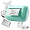 TATTMUSE Q02E Mini Drucker, Thermodrucker Bluetooth Fotodrucker, Etikettendrucker für Fotos Anmerkungen Entwurf, Grün, mit 3 Rollen Thermopapier