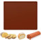 JOOTUEPO Silicone Plaque Génoises, Plaque a Génoise Tapis de Cuisson Silicone Suisse Plaque de Gâteau Roulé Antiadhésif Tapis Silicone Patisserie pour Biscuits Pizza Pain Mousse(31 * 26 * 1cm)