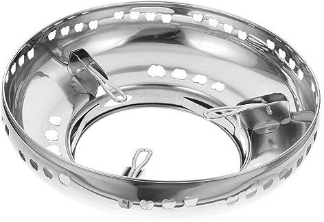 Hemobllo Winddichte Gasherd Abdeckung Aus Edelstahl Feuer Und Hitzebeständig Energiesparende Herdhaube Für Effizienten Betrieb Und Outdoor Einsatz