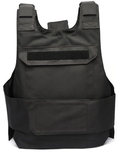 Xoeryoy Plate Carrier Vest Waterproof & Wear-Resistant Vest with Hollow Grooves Quick Release Costume with Hidden Pocket for Outdoor Training