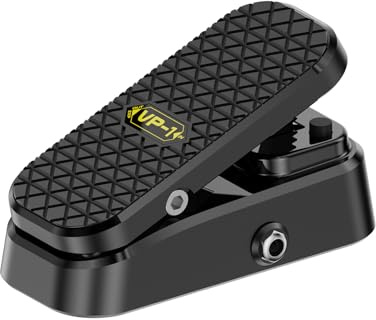 Btuty Einstellbares Gitarrenpedal, Volume Expression 2-in-1 Dual Control Silent Buffer Metal Chassis Stereo Interface für Gitarre Bass, leichtes Design, ideal für Bühnenshows und Zuhause