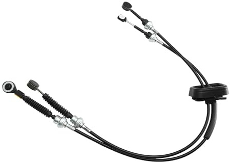 A ABSOPRO No.7701477672 Manual Transmission Gear Shifter Cable for Renault Trafic II Mk2 for Vauxhall for Opel Vivaro for Nissan Primastar 2002-2018 Manual Trans Control Lever Cable Assembly