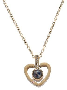 Jpltlvy 100 Sprachen Ich liebe dich Halskette Kurzer Liebesanhänger Halsband Romantisches Geschenk für sie
