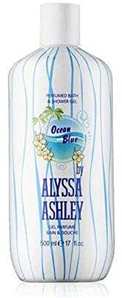 ALYSSA ASHLEY Ocean Blue Gel Douche avec Pompe pour Femme, Frais, 500 ml