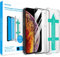 XeloTech Premium 3D Schutzglas für iPhone 11 Pro (5.8 Zoll) und Xs/X Vollglas mit Schablone - Kompatibel mit Hülle & Case - Full Cover Panzerglasfolie Mit Randschutz