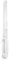 HENDI Cuchillo de pan - Blanco - 430x25x(H) 40 mm