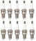 Hippotech Pack of 10 Spark Plug Fits for Honda GX120 GX160 GX200 GX240 GX270 GX340 GX390 Engine Lawn Mower