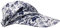 Cool4 Sommer Schirm Kopftuch Visor Strand Cap Bandana Sonnenschutz Mütze Chemo A01 (Weiß (dunkelblau geblümt))