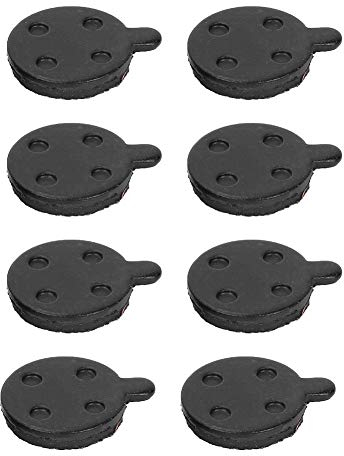 VGEBY Bremsbeläge, 4 Paar Semi Metal Bremsscheibenbelag für 10inch Elektroroller Brakerotor Fahrräder Bremsbeläge Fahrrad Scheibenbremse Bremsbeläge Fahrrad Rund Bremsbeläge Fahrrad Scheibenbremse