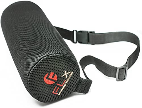 F FLX ENERGISING EXCELLENCE Lumbar Support Cushion and Back Support for Office Chair – Ideal Memory Foam Solution for Home, Travel, Office, Lower Back Pain Relief & Neck Support Pillow