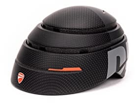 Ducati Unisex – Erwachsene Casco Foldabile Urban klapphelm, Schwarz mit roten Details, M
