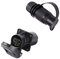 ETUKER Stecker 3 Polig & Steckdose 3-Polig, Anhänger Stecker Steckdose 3 Polig 12V, Din 9680 Anhänger Adapter 3 Polig, Für Anhänger/LKW/RV/Cars/Universelles Zubehör (4 Mount Punkte Schraubenende)