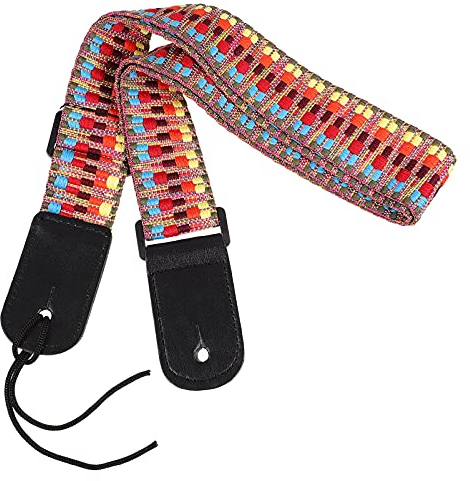 Milisten Einstellbare Ukulele Gurt Retro Böhmischen Woven Gitarre Strap Ethnische Stil Ukulele Schulter Gurt für Sopran Konzert Tenor Ukulele