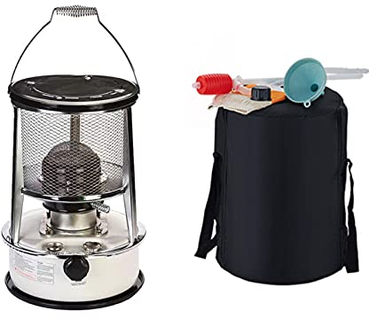 Poele Au Kerosene Universel Puissant Poele Au Kerosene 4.6/6L, Chauffage Mobile À Pétrole Poêle À Pétrole pour Bateau, Yacht, Camping Et Randonné, avec Sac De Rangement Et Accessoires