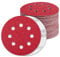 Schleifpapier 125mm Klett 150 Körnung Schleifscheiben für 8 Loch Exzenterschleifer (100 Stück)
