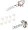 sparefixd for Hotpoint Door Hinge Kit x 2 Top & Bottom Fridge or Freezer
