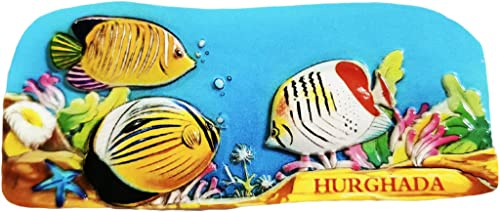 Hurghada Ägypten Hurghada Magnet Kühlschrank Kühlschrank Magnet Dekoration Aufkleber Souvenir Harz Handwerk Küche Whiteboard