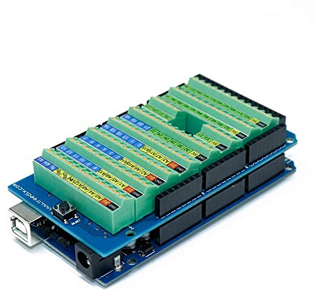 Treedix Modulo scheda di espansione per scheda di espansione con morsettiera a vite, compatibile con Arduino MEGA-2560