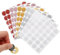 TIESOME 300 Stück Rubbelaufkleber, 2.5cm Rubbel Etiketten Rubbelsticker Rubbellos Aufkleber Scrape Label Scrape Aufkleber Machen Gutschein Geschenk Überraschung