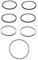 Gummiriemensatz CD Deck Cassette Tape Deck Rubber Belt Kit (7 Belts) Compatible with Sony Audio Systems