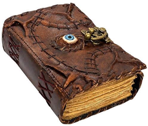 HINDORO Hocus Pocus Buch mit Zaubersprüchen, Zauberbücher mit echten Zaubersprüchen, Requisiten, Halloween-Dekorationen, Buch der Schatten, Zauberbuch, Hexengeschenke für Frauen, Spellbook mit