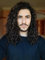 Qnbiar Herren Perücke Lang Schwarz Locken Perücke Natürliche Locken Schwarz Cosplay Kostüm Halloween Kunsthaar Perücke Herren