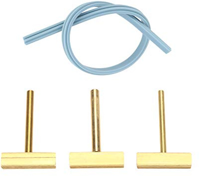 3-Piece T Soldering Iron Tips Set with Hot Press for LCD Screen Flex Cable Repair - 30W/40W/60W