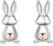 Häschen Ohrringe für Damen Sterling Silber Häschen Schmuck Ohrstecker Geschenke für Damen